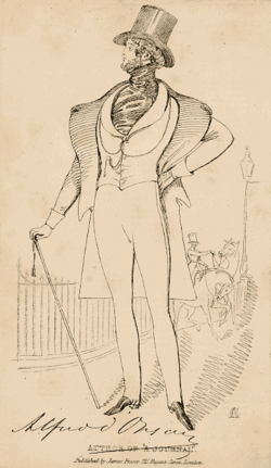 Image of Alfred d'Orsay (1801–1852), published by James Fraser (1783–1856)
