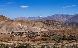 North face of the Western High Atlas near Ouirgane