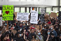 Protest in Vancouver, May 31, 2020