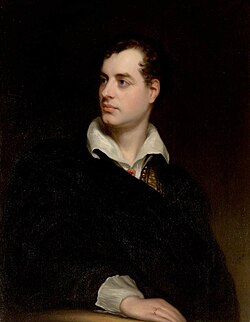 Portrait of Lord Byron by Thomas Phillips, c. 1814