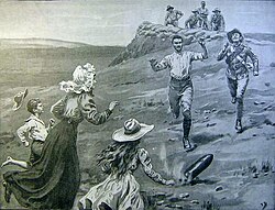 Frank Dadd: Racing after a spent shell
