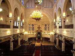 Interior of the Gran Templo Paso synagogue, Buenos Aires