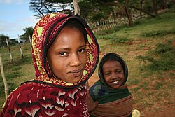 Borana children near the town of Yabelo in Borena Zone, Ethiopia