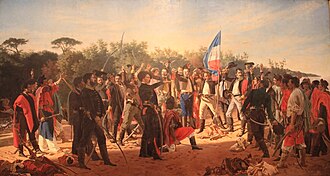 In 1825, The oath of the Thirty-Three Orientals set in motion the process in which Uruguay gained independence from the Empire of Brazil.