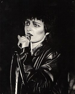 Siouxsie Sioux of Siouxsie and the Banshees in 1980