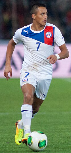 Alexis Sánchez is Chile's top goalscorer and their most capped player.