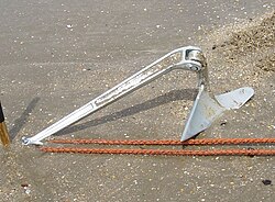A CQR plough anchor