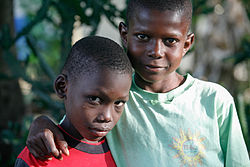 Two brothers from Haiti.