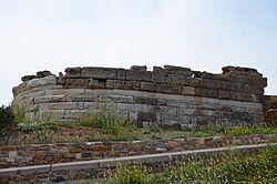 Remains of Bastion Delta seen from the north