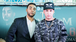Don Omar (left) and Daddy Yankee (right) are both referred to as the "King of Reggaeton".[22][23]