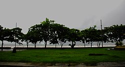Baybay Boulevard having storm surge during Typhoon Kalmaegi (Tino) on November 3, 2025.