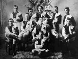 SK Slavia Prague team in 1901