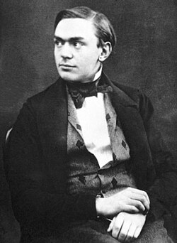 Alfred Nobel at a young age in the 1850s