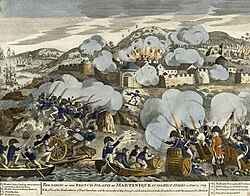 The British invasion of Martinique in 1809