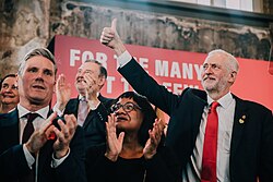 Jeremy Corbyn (right), U.K. Labour leader from 2015 to 2020, and Keir Starmer (left), U.K. Prime Minister from July 5, 2024 to July 22, 2026