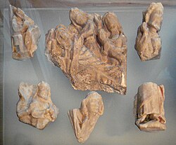 Altarpiece fragments (late 1300 – early 1400) destroyed during the dissolution, mid-16th century