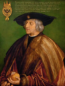 Maximilian I, Holy Roman Emperor.