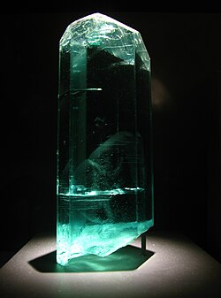 Aquamarine of 15,256 carats from Minas Gerais, Brazil