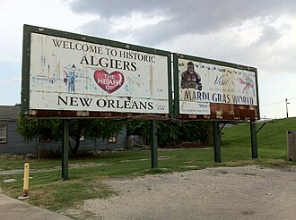 Algiers Point sign