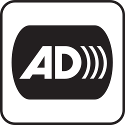 Onscreen bug used for televised Audio Description