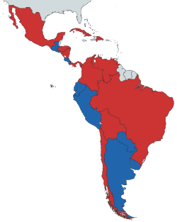 Map showing socialism in Latin America, the pink tide (Foro de São Paulo members) in 2023: Socialist government Member not in government