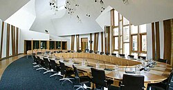 A Committee Room in the Scottish Parliament Building