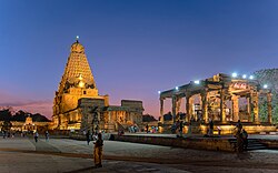 Brihadisvara Temple, built by Chola Rajaraja I between 1003 and 1010 CE