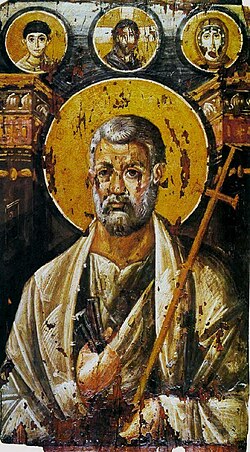 Encaustic icon from Saint Catherine's Monastery, Egypt (6th-century)