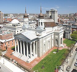 Baltimore Basilica, the first Catholic cathedral built in the U.S.
