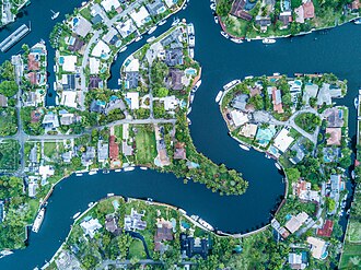 Tarpon River neighborhood in Fort Lauderdale
