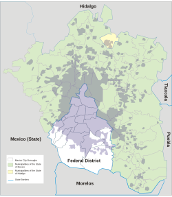 Greater Mexico City and Mexico City