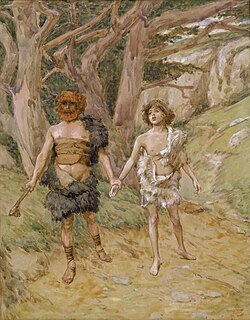 Cain leads Abel to Death, by James Tissot (1909)