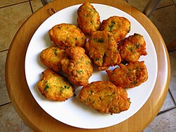 Pastéis de bacalhau, a typical petisco found everywhere in Portugal