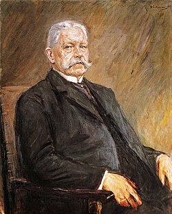 President Hindenburg as painted by Max Liebermann