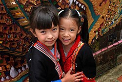 Hill tribes girls in the Northeast of Thailand