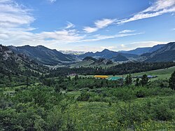 The Khentii Mountains in Terelj, close to the birthplace of Genghis Khan