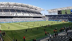 BMO Stadium, home of Los Angeles FC of Major League Soccer