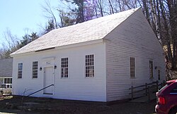 The Town House of Marlboro, Vermont, was built in 1822 to be used for town meetings, which had previously been held in private homes. It is still in use today.