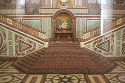 Model of the former Ambassador's Staircase