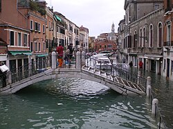 Acqua alta ("high water") in Venice, 2008