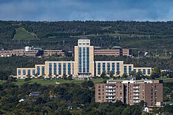 The province's House of Assembly meets in St. John's, at Confederation Building