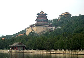 Longevity Hill in Beijing, where Kublai Khan wrote his poem