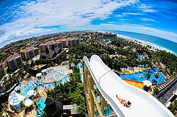 Beach Park is the largest water park in Latin America
