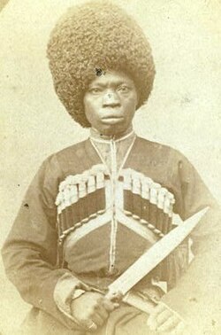 Ethnic Caucasian of African origin