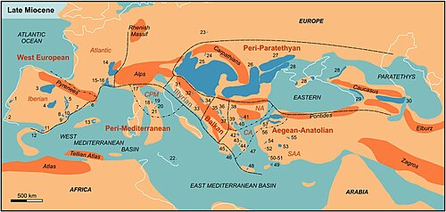 The Mediterranean during the Late Miocene