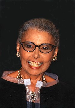 Horne at her 80th birthday party, 1997