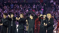 Monsta X with Jackson Wang at KCON LA in 2025