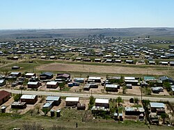 Mafahlaneng township at Tweeling