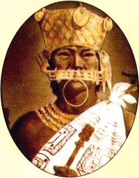Tisquesusa, zipa when the Spanish arrivedThe zipa was richly ornamented in gold and expensive cloth