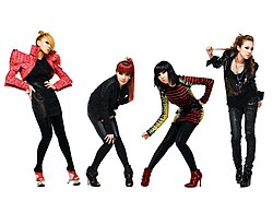 2NE1, the only female recipient of the award since its launch in 2006